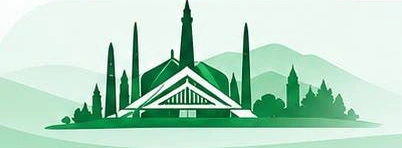 Islamabad skyline and Faisal Mosque